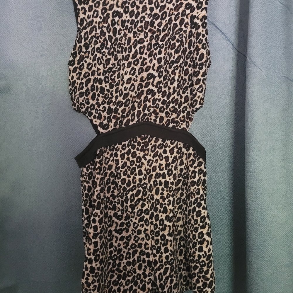 Leopard print romper